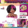 MUÑECA CHARMOSA PARA PEINADOS RULOS  ( CDE )