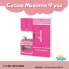 COCINA MODERNA 9 PZS TATIKI  ( CDE )