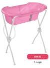 BAÑERA  C- SOPORTE ROSA  ( ENC )