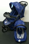 COCHE CON BABY SEAT AZUL