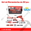 MALETIN DE HERRAMIENTAS 22 PZS TATIKI  ( ENC )