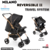 COCHE MILANO TRAVEL SYSTEM GOLDEN