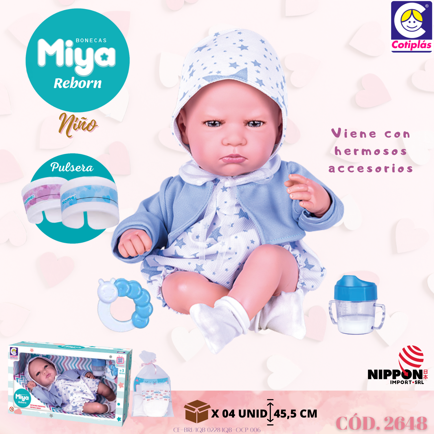 MIYA REBORN NIÑO  ( CDE )