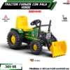 TRACTOR FARMER CON PALA VERDE  ( CDE )
