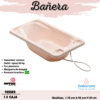 BAÑERA PLASTICA ROSA  ( CDE )