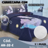 CUBRE CAMA CON CORDERITO INF 1,5 PLAZA  ( ASU )