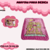 FRAZADA INFANTIL 140X110 CM  ( ASU )