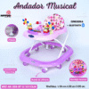ANDADOR MUSICAL CON BLUETOOTH  ( ASU )