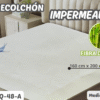 CUBRECOLCHON BAMBU QUEEN  ( CDE )