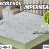 CUBRECOLCHON BAMBU QUEEN  ( CDE )