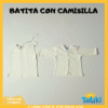 BATITA CON CAMISILLA 0-3 LISO  ( CDE )