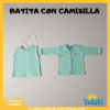 BATITA CON CAMISILLA 0-3 LISO  ( CDE )