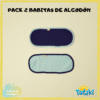 PACK 2 BABITAS DE ALGODON  ( ENC )