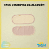 PACK 2 BABITAS DE ALGODON  ( ENC )