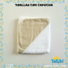 TOALLA 70X70CM CON CAPUCHA  ( ASU )