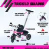 TRICICLO METALICO CON GUIADOR  ( ASU )