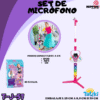 SET DE MICRÓFONO TATIKI GIRL STAR  ( ENC )