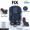 SILLA PARA AUTO FIX 0 A 36KG ISOFIX AZM  ( CDE )