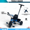 TRICICLO METALICO CON GUIADOR  ( ASU )