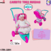 BABY NINOS CARRITO 3 RUEDAS  ( ASU )