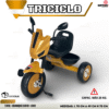 TRICICLO METALICO MUSICAL  ( ASU )