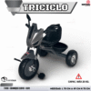 TRICICLO METALICO MUSICAL  ( CDE )