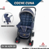COCHE CUNA AZUL MARINO GRIS  ( ASU )
