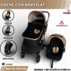 COCHE MOISES CON PORTA BEBE  ( CDE )