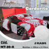 FRAZADA CON CORDERITO 2 PLAZA  ( ASU )