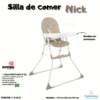 SILLA PARA COMER ALTA NICK SAND  ( ENC )