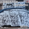 COBERTOR CON CORDERITO 1,5 PLAZA  ( CDE )