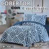 COBERTOR CON CORDERITO 1,5 PLAZA  ( CDE )