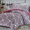 COBERTOR CON CORDERITO 1,5 PLAZA  ( ENC )
