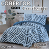 COBERTOR CON CORDERITO 2 PLAZAS  ( ASU )