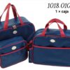 KIT BOLSA AZUL MARINO 3 PIEZAS  ( ASU )