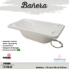 BAÑERAS PLASTICA BLANCO  ( ASU )