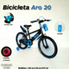 BICICLETA ARO 20 CON HOPPY  ( ASU )