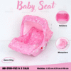 BABY SEAT CON MOSQUITERO  ( ASU )