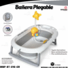 BAÑERA PLEGABLE CON TERMOMETRO  ( ASU )